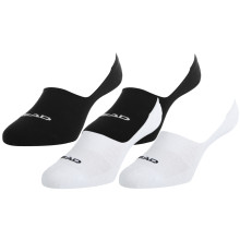 PACK OF 2 PAIRS OF HEAD NO SHOW SOCKS