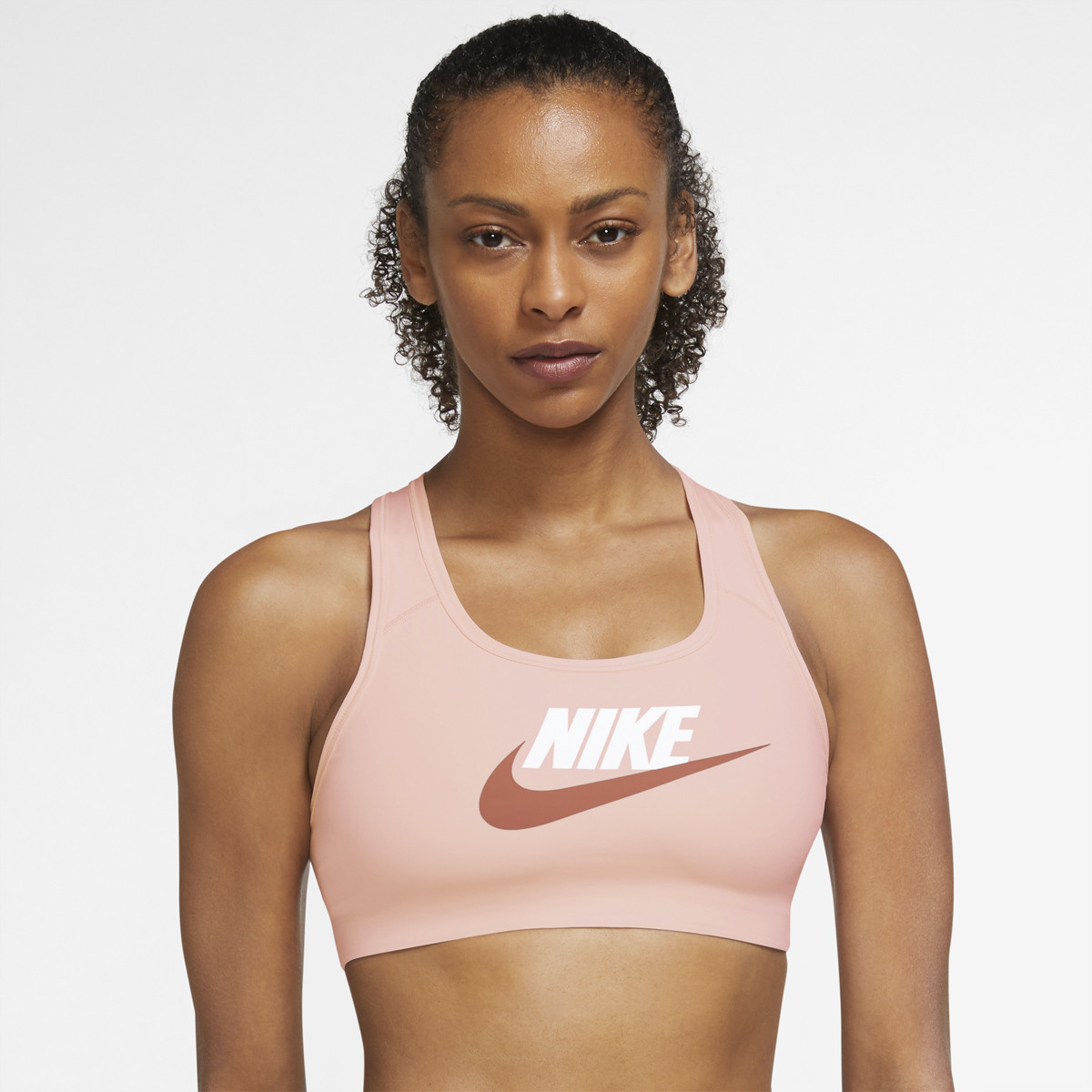 Nike Performance FUTURA BRA - Medium support sports bra - ocean