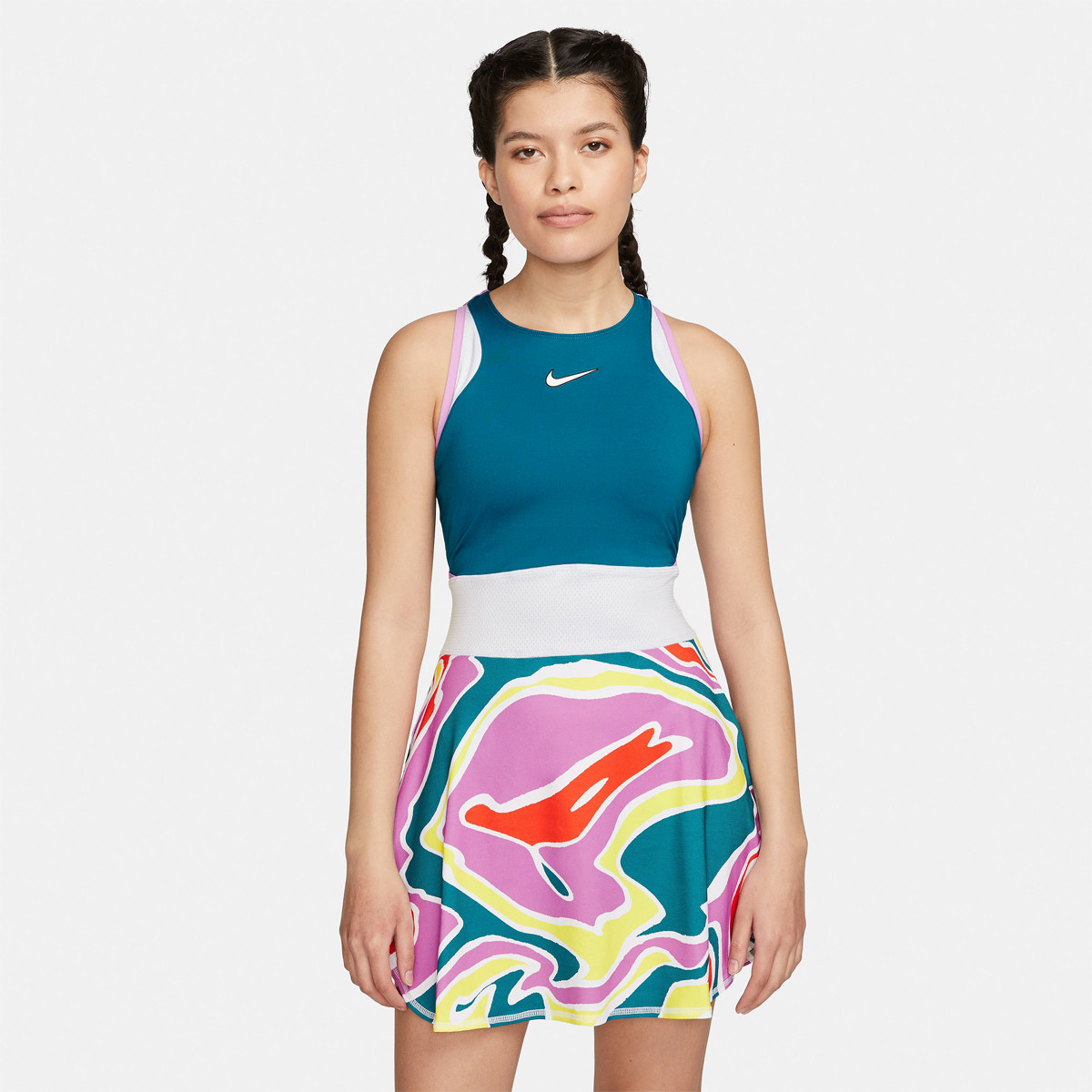 Nike Pro Dri-fit Swoosh Women's Med Black/clear –
