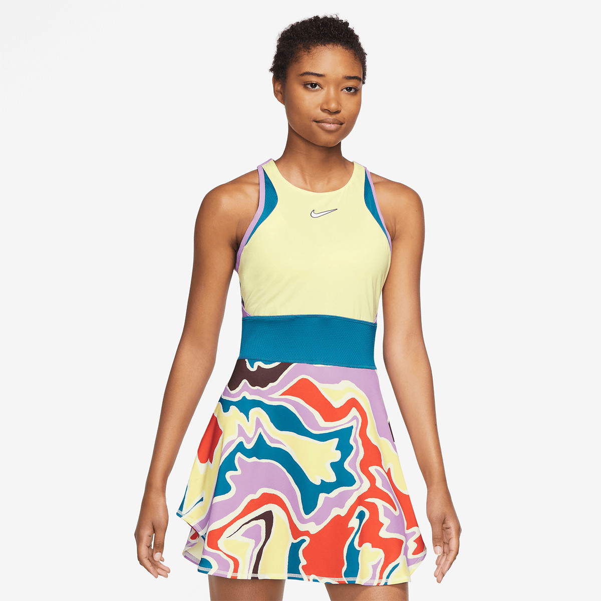 Nike NikeCourt DriFit Advantage Sleeveless Women's Tennis Dress, White,  Medium : : Clothing, Shoes & Accessories